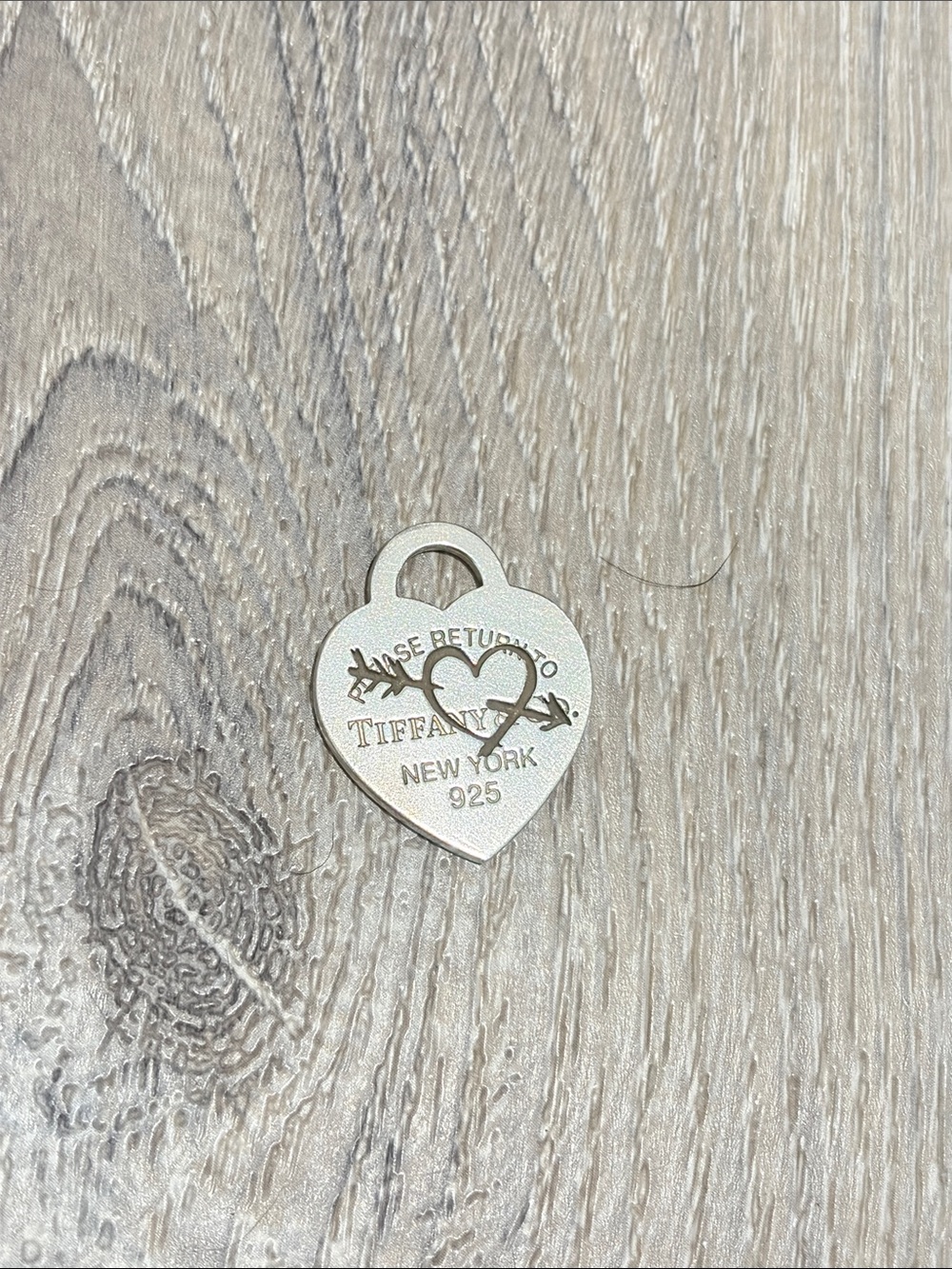 Tiffany & Co. Silver Heart Tag Pendant